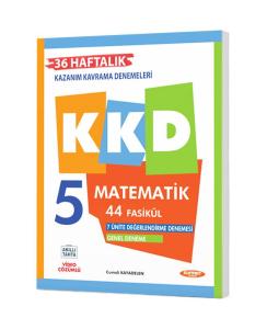 KURMAY 5. SINIF MATEMATİK HAFTALIK KAZ. KAV. DEN. (44 FAS.)