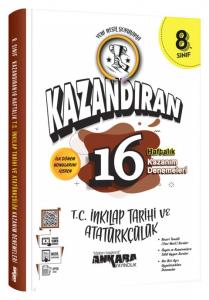 ANKARA 8. SINIF İNKİLAP KAZANDIRAN 16 DENEME