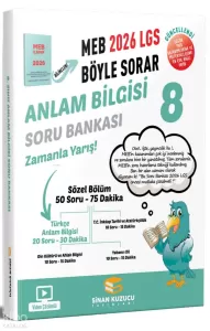 SİNAN KUZUCU LGS 2026 ANLAM BİLGİSİ MEB BÖYLE SORAR SORU BANKASI