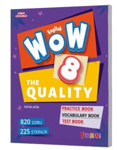 WOW 8. SINIF ENGLISH THE QUALITY (2023 BASKI)              (NET FİYAT)