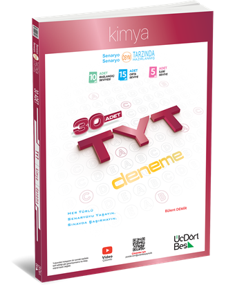 345 - TYT KİMYA 30 DENEME - 2024