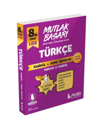 MUBA MB 8. SINIF TÜRKÇE FASİKÜL + SORU BANKASI