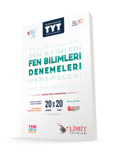 LİMİT TYT 20' Lİ FEN BİLİMLERİ DENEMELERİ