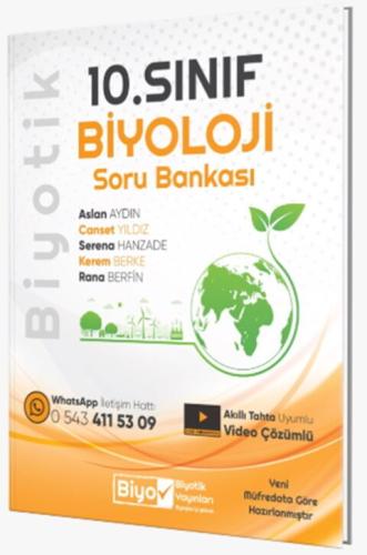 BİYOTİK 10. SINIF SORU BANKASI BİYOLOJİ - 2025-26