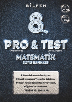 BİLFEN 8. SINIF PRO&TEST MATEMATİK SORU BANKASI