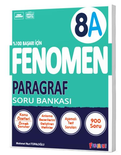FENOMEN 8. SINIF PARAGRAF SORU BANKASI (A)
