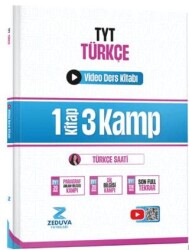 ZEDUVATÜRKÇE SAATİ TYT TÜRKÇE 1 KİTAP 3 KAMP VİDEO DERS KİTABI