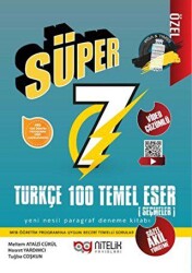 NİTELİK 7. SINIF SÜPER TÜRKÇE 100 TEMEL ESER SORU YENİ NESİL