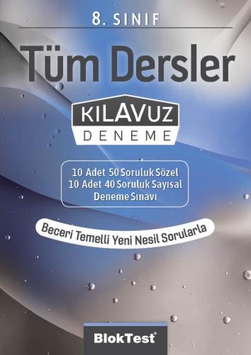 TUDEM 8. SINIF BLOKTEST TÜM DERSLER KILAVUZ DENEME