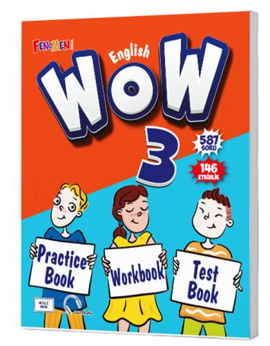 WOW 3. SINIF ENGLISH PRACTICE BOOK + WORKBOOK + TEST BOOK