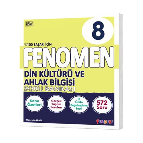 FENOMEN 8. SINIF DİN KÜLTÜRÜ VE AHLAK BİLGİSİ SORU BANKASI