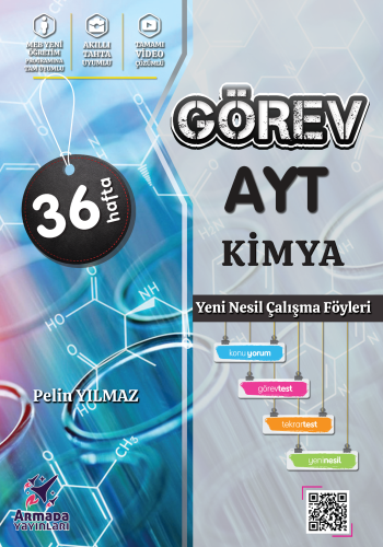 ARMADA GÖREV YKS AYT KİMYA ÇALIŞMA FÖYLERİ (36 HAFTA)