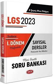 DATA LGS 2023 SADECE 1. DÖNEM MÜFREDATI SAYISAL DERSLER MİNİ ÖZETLİ SO