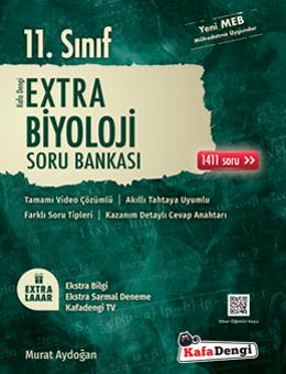 KAFADENGİ 11. SINIF EXTRA BİYOLOJİ SORU BANKASI (TÜMÜ VİDEO ÇÖZÜMLÜ)