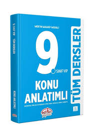 EDİTÖR 9. SINIF VIP MAARİF MODELİ TÜM DERSLER KONU ANLATIMLI MAVİ KİTAP