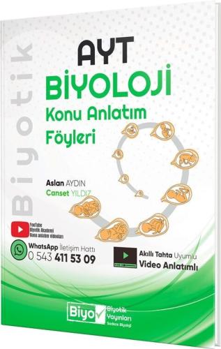 BİYOTİK YKS AYT KONU ANLATIMLI BİYOLOJİ - 2025-26