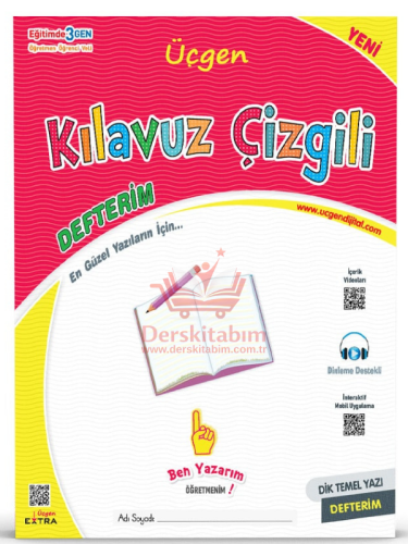 ÜÇGEN 1. SINIF KILAVUZ ÇİZGİLİ DEFTERİM