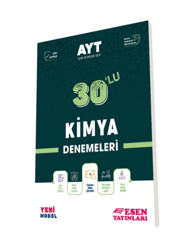 ESEN AYT 30'LU KİMYA DENEMELERİ
