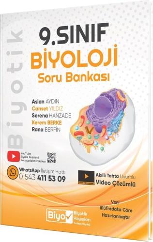 BİYOTİK 09. SINIF SORU BANKASI BİYOLOJİ - 2025-26