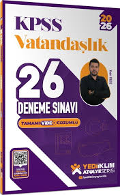 2026 KPSS VATANDAŞLIK TAMAMI VİDEO ÇÖZÜMLÜ 26 DENEME SINAVI