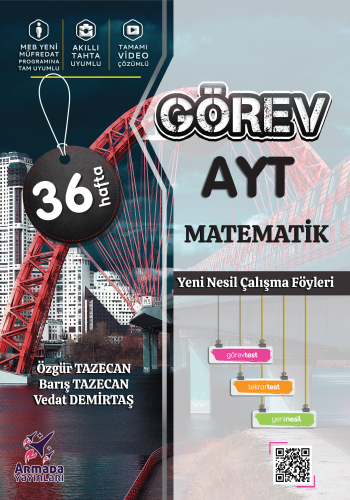 ARMADA GÖREV YKS AYT MATEMATİK ÇALIŞMA FÖYLERİ (36 HAFTA)