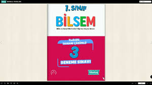 MARKAJ 1. SINIF BİLSEM FAS. TAMAMI ÇÖZÜMLÜ 3 DENEME SIN