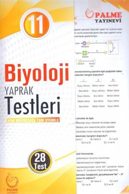 PALME YAPRAK TEST 11. SINIF BİYOLOJİ