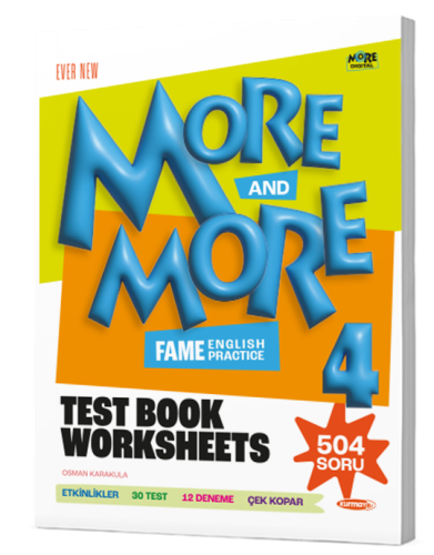 4. SINIFMORE & MORE WORKSHEETS & TEST BOOK & SELFIE TEST