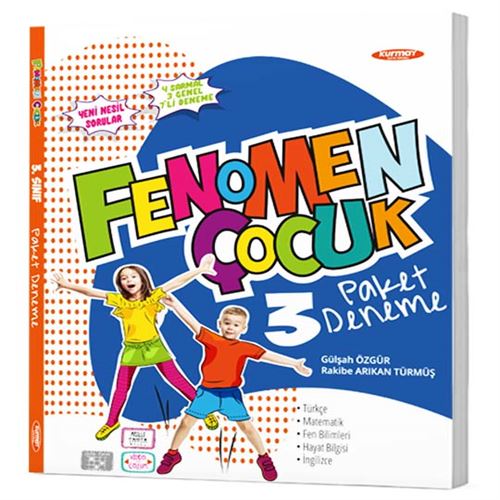 FENOMEN ÇOCUK 3. SINIF TÜM DERSLER PAKET DENEME (7 DENEME)