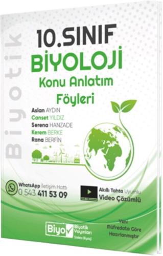 BİYOTİK 10. SINIF KONU ANLATIM BİYOLOJİ - 2025-26