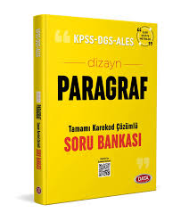 DATA DİZAYN PARAGRAF KPSS-DGS-ALES