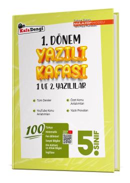 KAFADENGİ 5. SINIF 1. DÖNEM YAZILI KAFASI   YENİ ÜRÜN