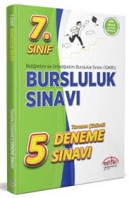 EDİTÖR 7. SINIF BURSLULUK SINAVI ÇÖZÜMLÜ 5 DENEME SINAVI