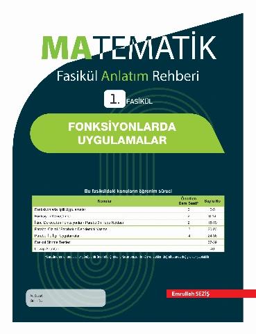 EKSEN FASİKÜL ANLATIM REHBERİ AYT MATEMATİK (10 FASİKÜL)